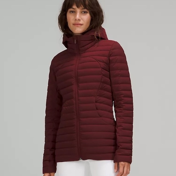 LuLulemon Pack it Down Jacket Size 4 - Red Merlot